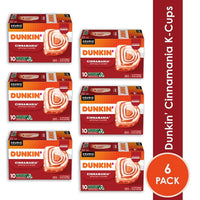 Dunkin' Cinnamania Flavored Coffee, K-Cup Pods, 6 Pack - BEST IF USED BY 9-16-24