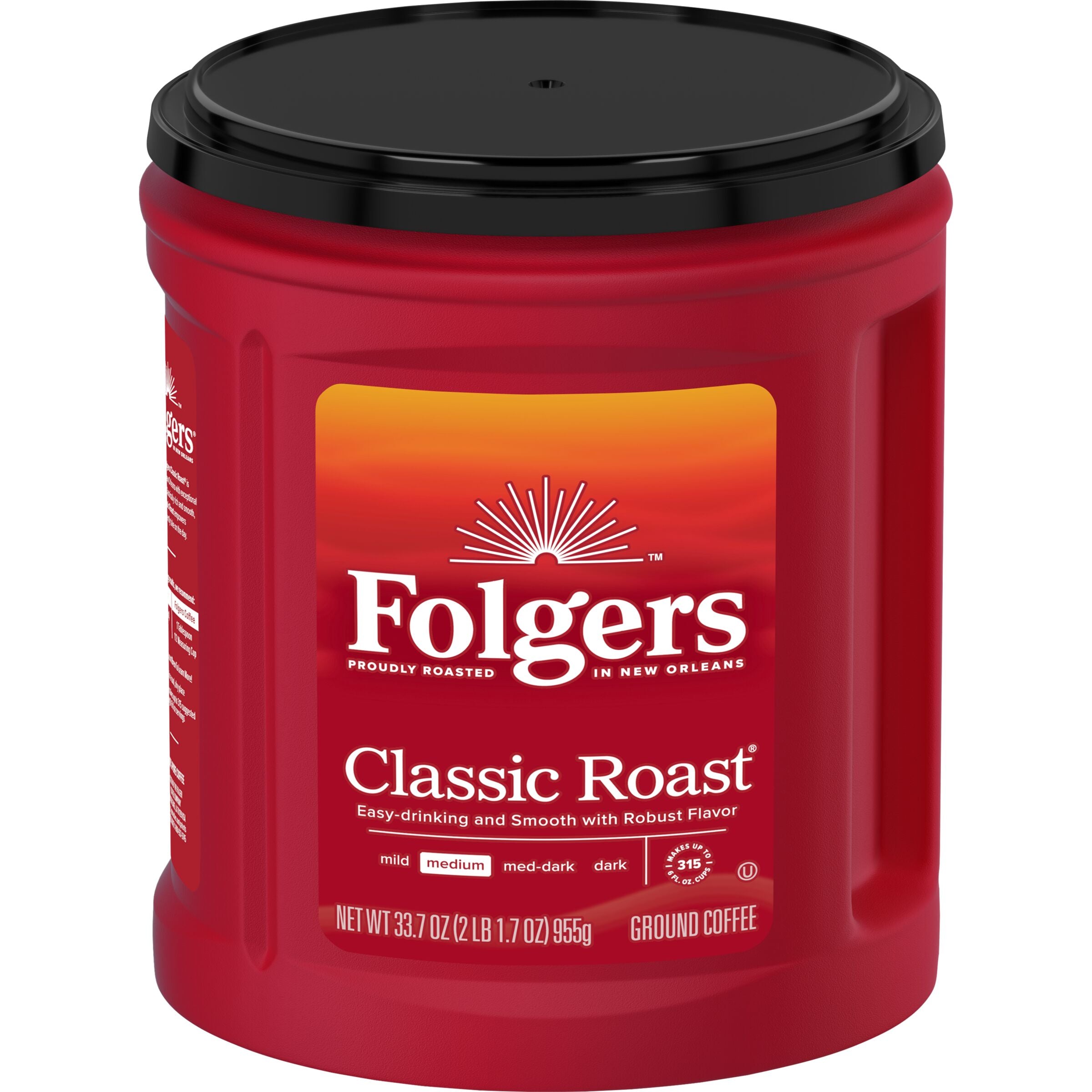 Folgers Classic Roast, Medium Roast, Ground Coffee