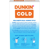 Dunkin' Cold Instant Coffee Packets for Iced Coffee, 6 Count