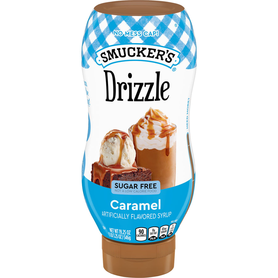 Smucker's Drizzle Sugar Free Caramel Flavored Syrup, 19.25 oz