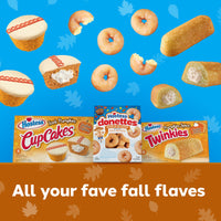 Hostess Twinkies, Golden Sponge Cakes with Pumpkin Spice Artificially Flavored Filling, 10.86 Oz. Box (8 Snacks)