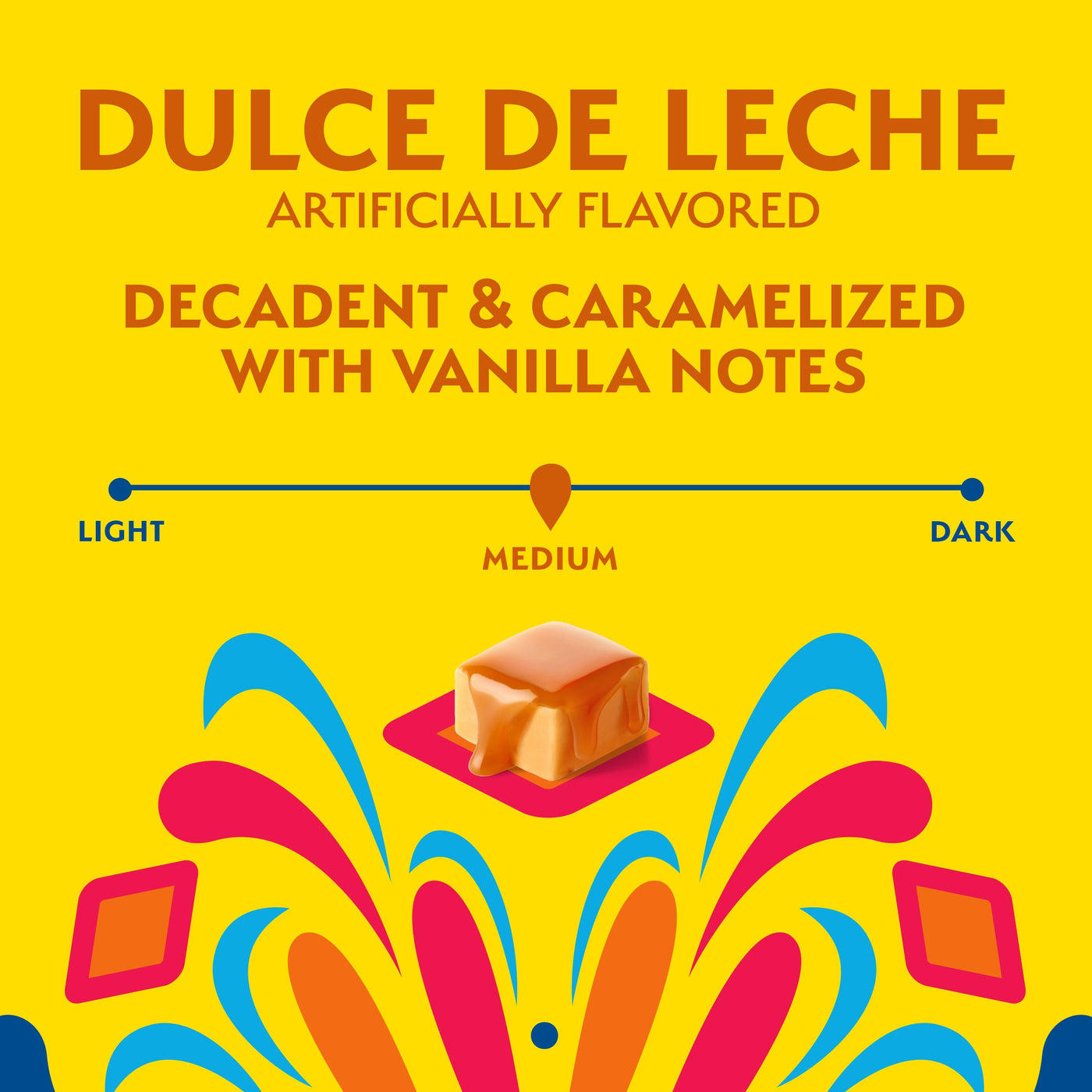 Cafe Bustelo Dulce de Leche Artificially Flavored Coffee, K-Cup Pods, 10 ct, "Dulce De Leche"
