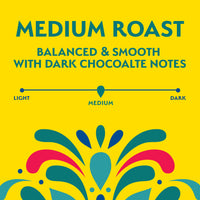 Cafe Bustelo Medium Roast Whole Bean Coffee, 10 oz, Medium Roast