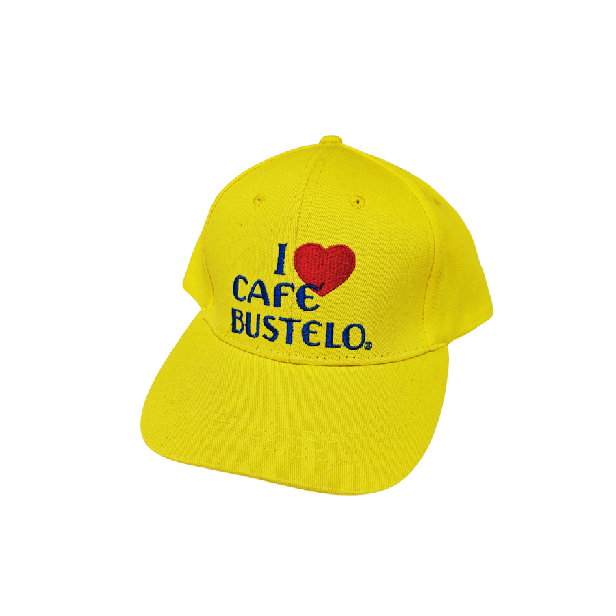 I Heart Cafe Bustelo Ball Cap, Adult, Front