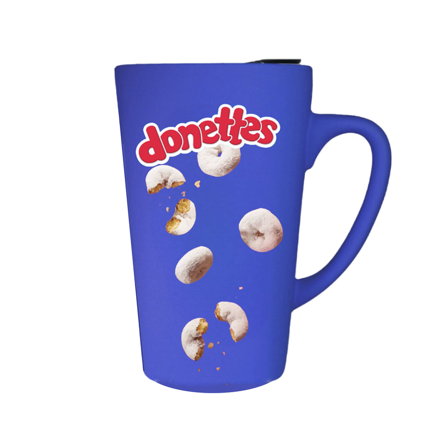 Donettes Blue Travel Mug