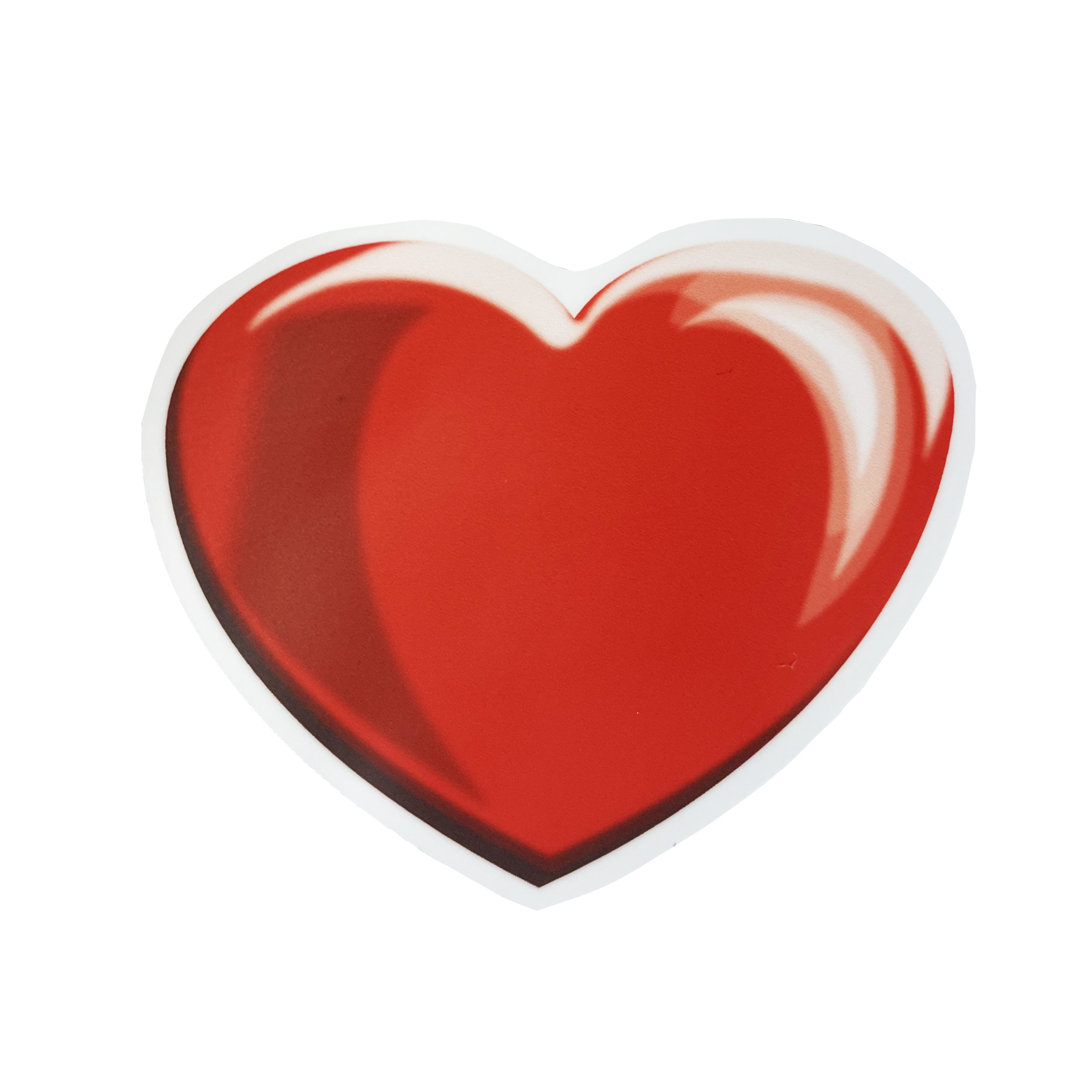 Hostess Heart Vinyl Sticker, One Size, Front