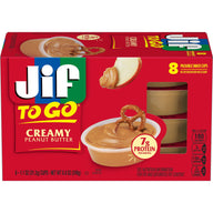 Jif To Go Creamy Peanut Butter, 8 Count
