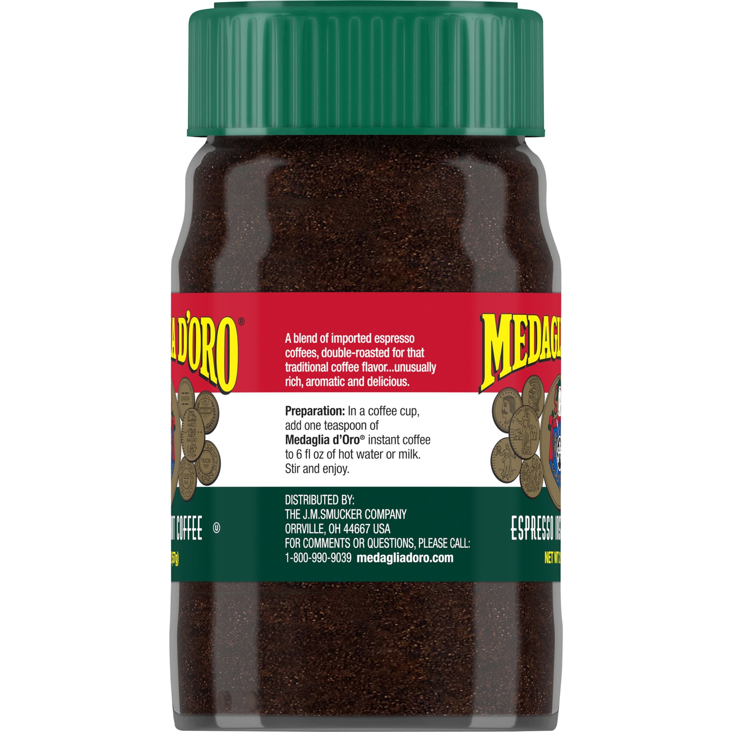 Medaglia d'Oro Instant Espresso Coffee Jar, 2 oz · The J.M.