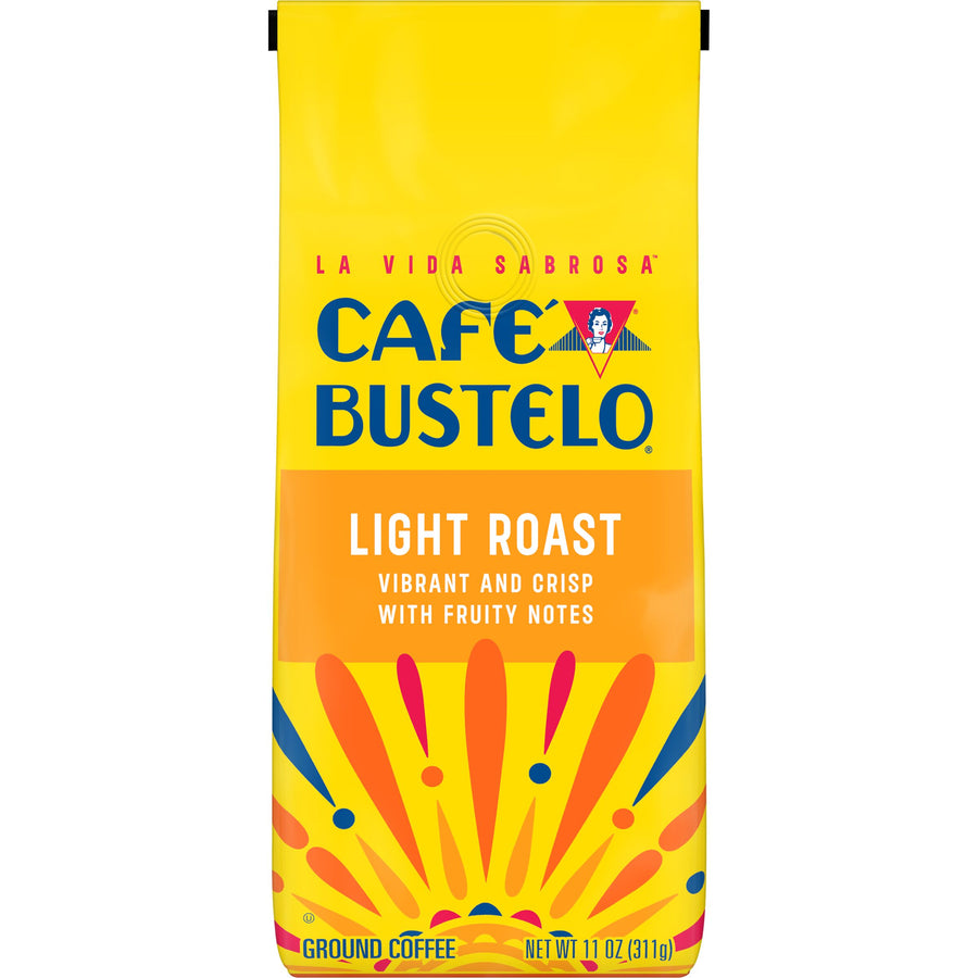 Cafe Bustelo Light Roast Ground Coffee, 11 oz, Front