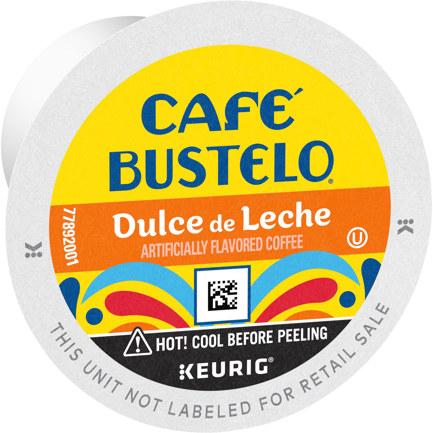Cafe Bustelo Dulce de Leche Artificially Flavored Coffee, K-Cup Pods, 10 ct, K-Cup Pod