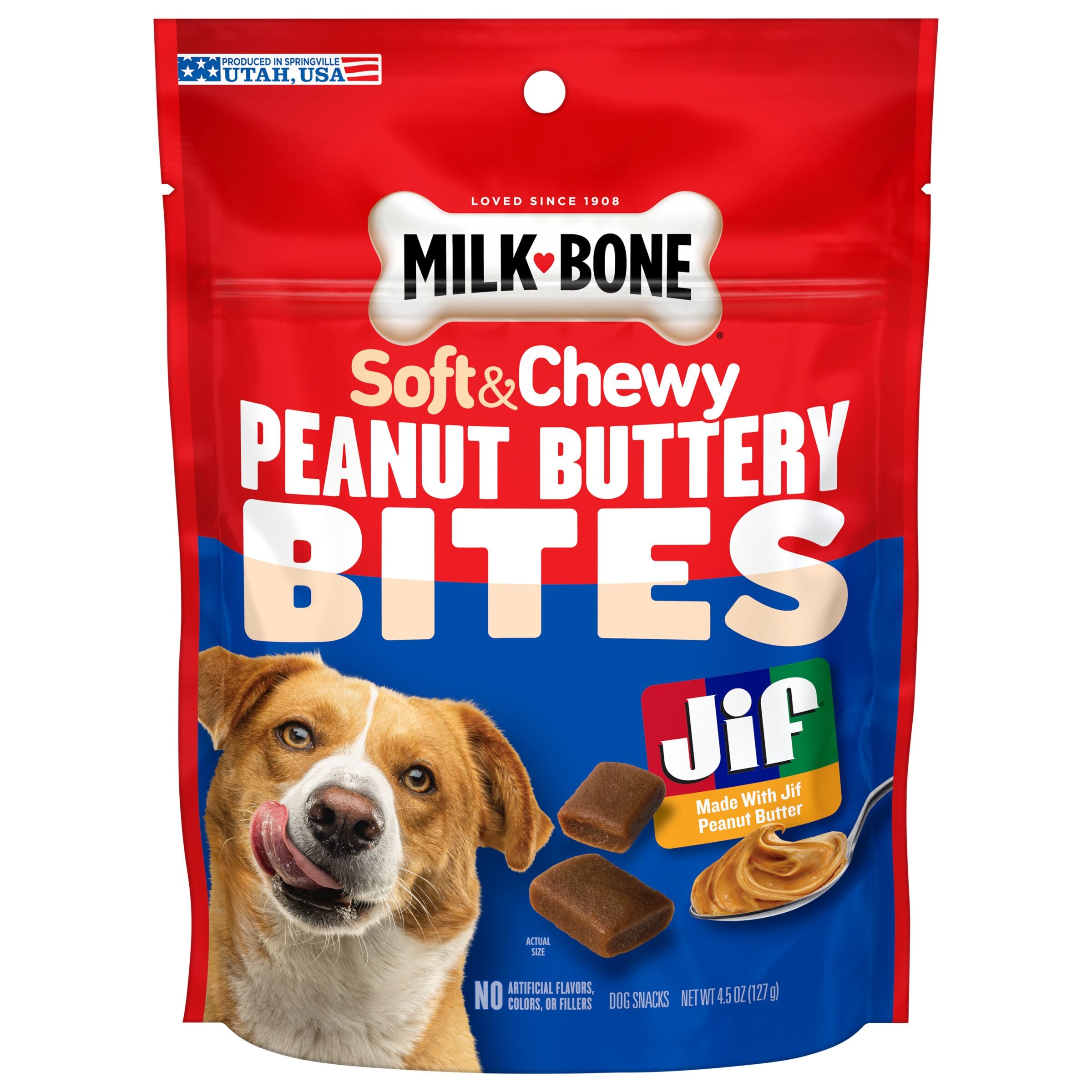 Milk Bone Peanut Buttery Bites Soft Dog Treats With Jif Peanut Butter The J.M. Smucker Co. Shop