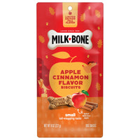 Milk-Bone Apple Cinnamon Flavor Biscuits, Small Dog Treats, 8 oz