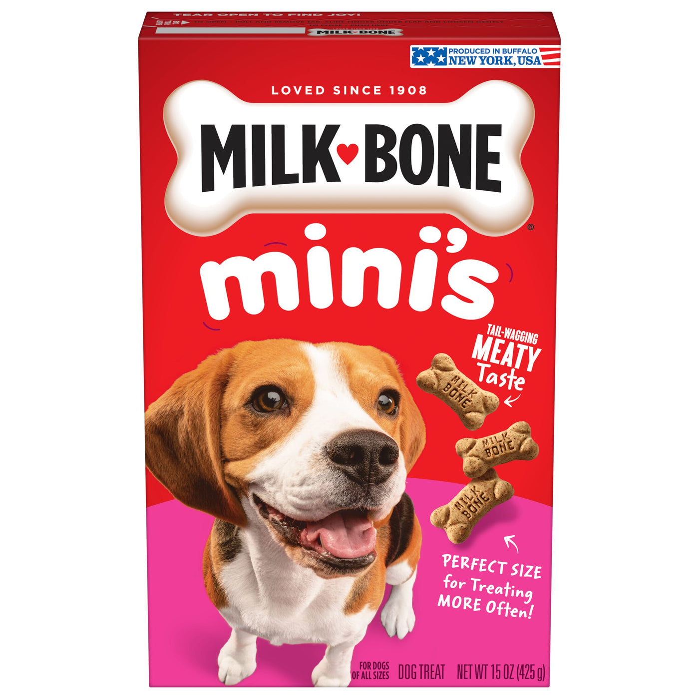 Milk-Bone Mini’s Original Biscuits, Mini Dog Treats, 15 oz