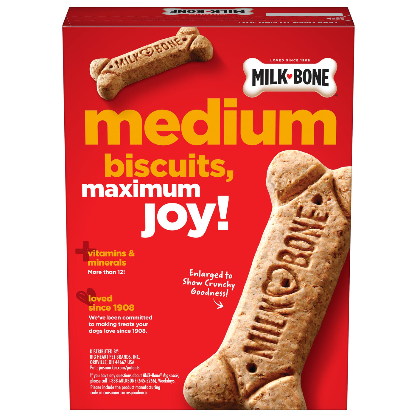 Milk-Bone Original Dog Biscuits, Medium Crunchy Dog Treats, 24 oz