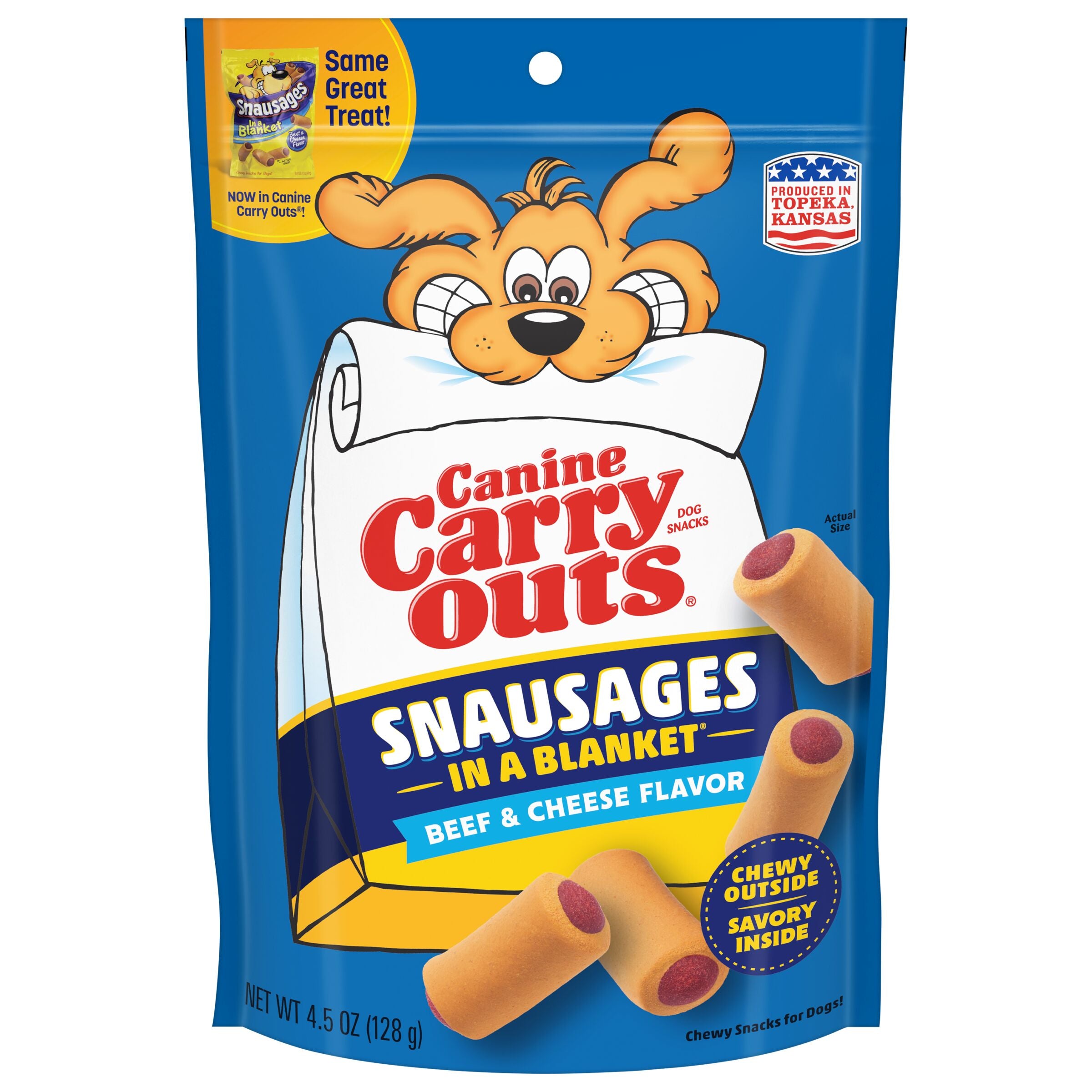 Canine Carry Outs Snausages in a Blanket Chewy Dog Treats Beef Chee The J.M. Smucker Co. Shop