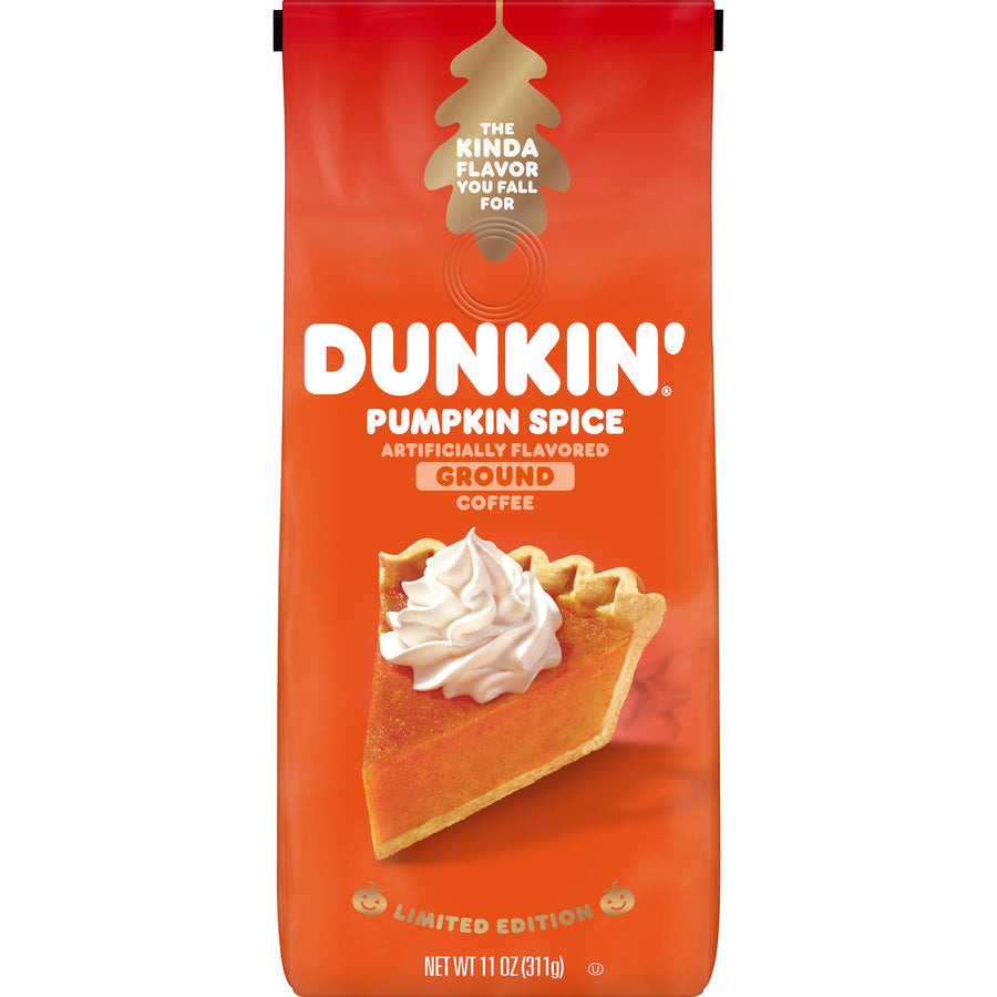 Dunkin' Pumpkin Spice, Ground Coffee, 11 oz