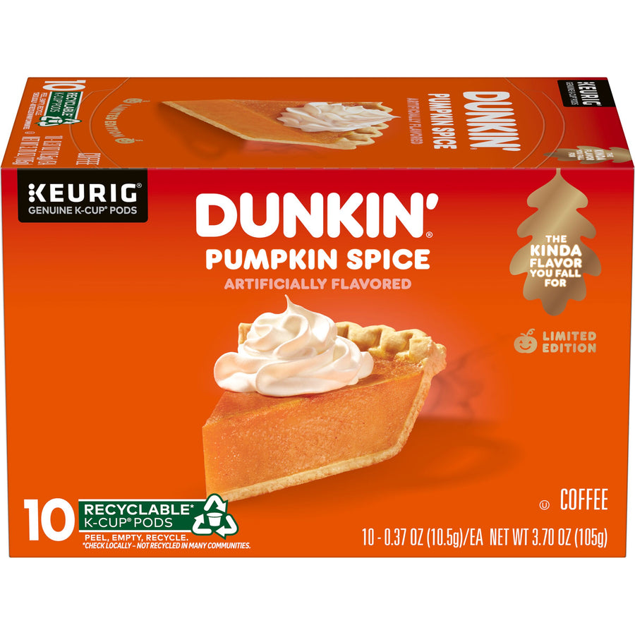 Dunkin' Pumpkin Spice Coffee, K-Cup Pods