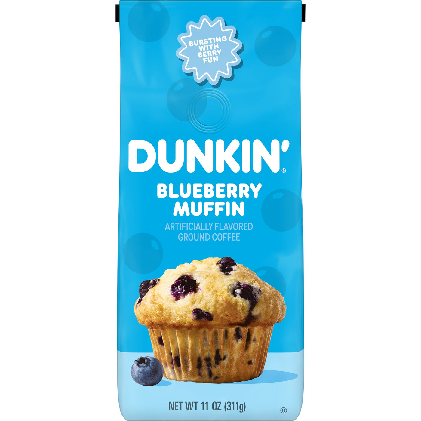 Dunkin' Blueberry Muffin Flavored Ground Coffee, 11 oz