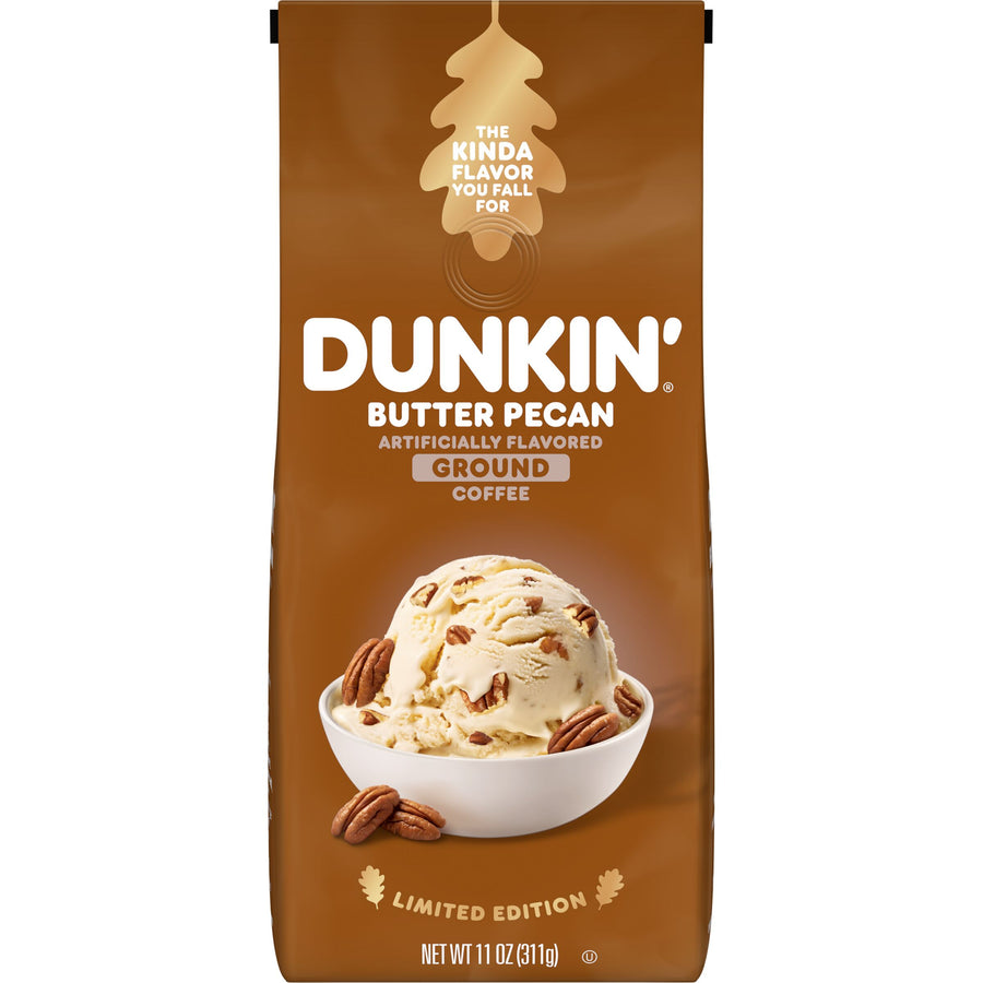 Dunkin' Butter Pecan Flavored Ground Coffee, 11 oz