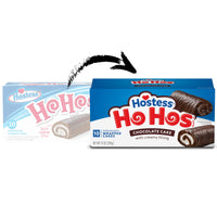 Hostess Ho Hos, Chocolate Snack Cake Rolls, 10 count, Packaging Transition