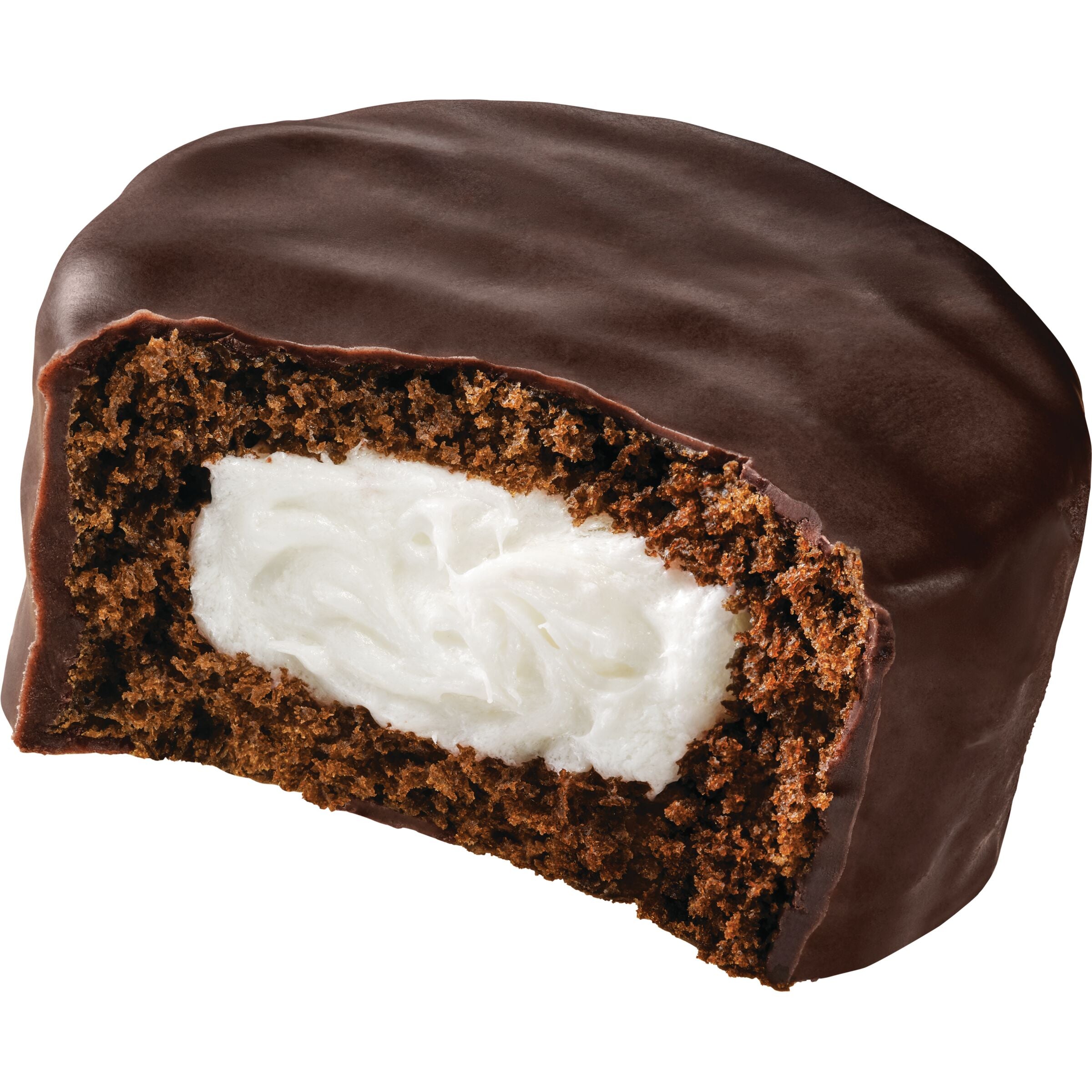 Hostess Ding Dongs Snack Cakes, Chocolate Flavor, 10 count, Product Close Up