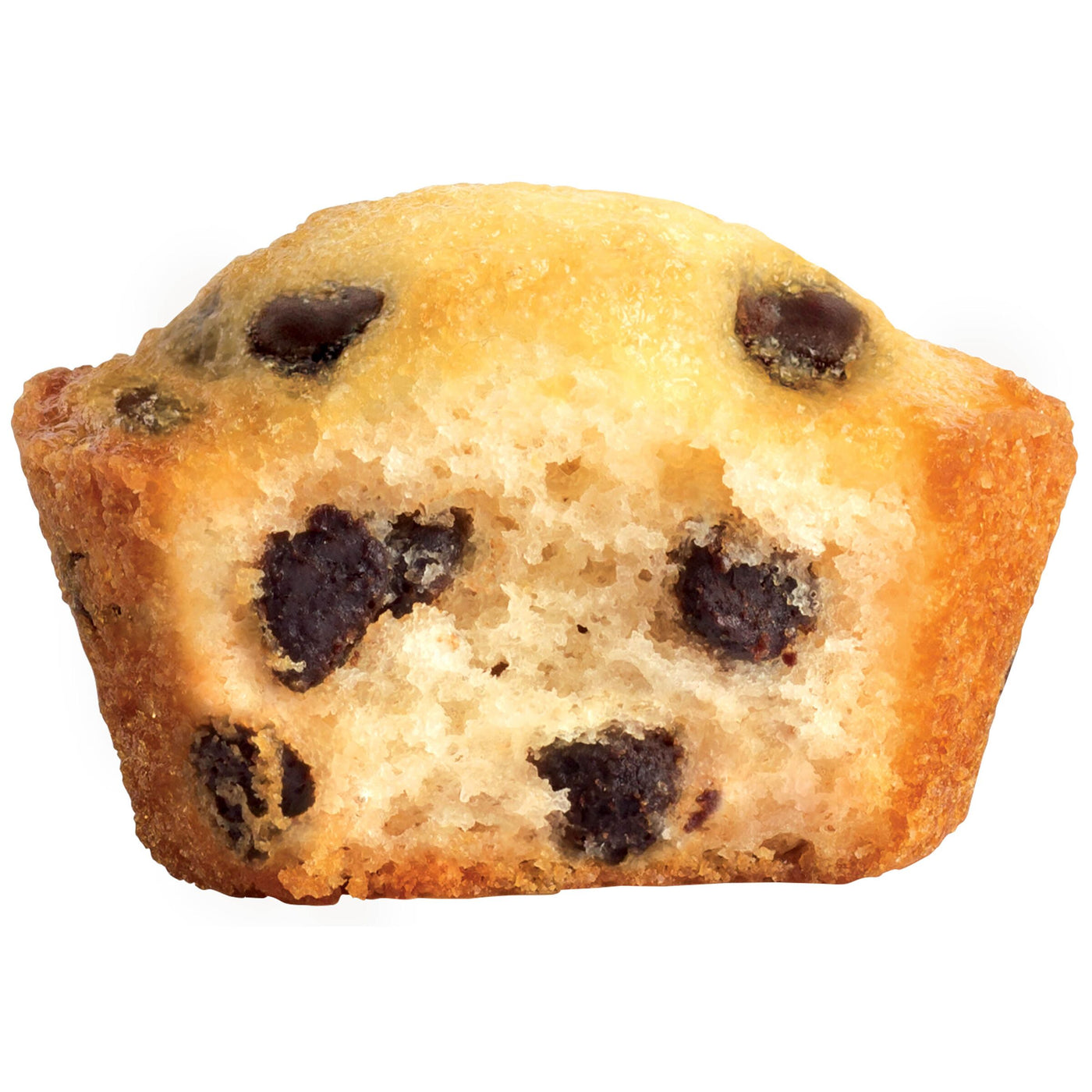 Hostess Chocolate Chip Flavored Mini Muffins Pouches, 5 Count, Product Close Up