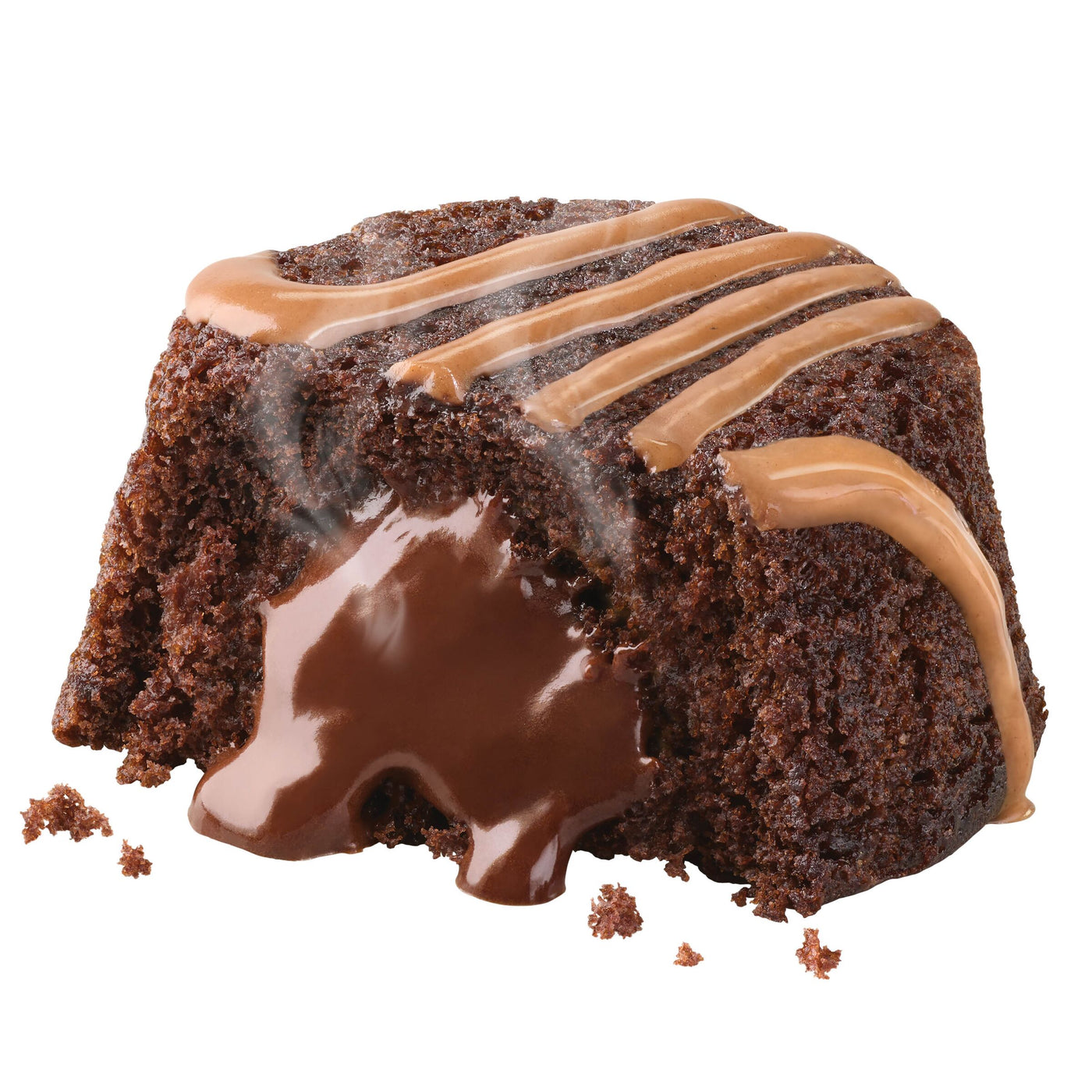 Hostess Meltamors Mini Lava Cakes, Double Chocolate Flavored, 8 count, Product Close Up