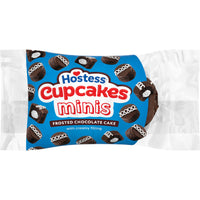 Hostess Cupcakes Minis, Chocolate Snack Cakes, 6 count, Individual Serving