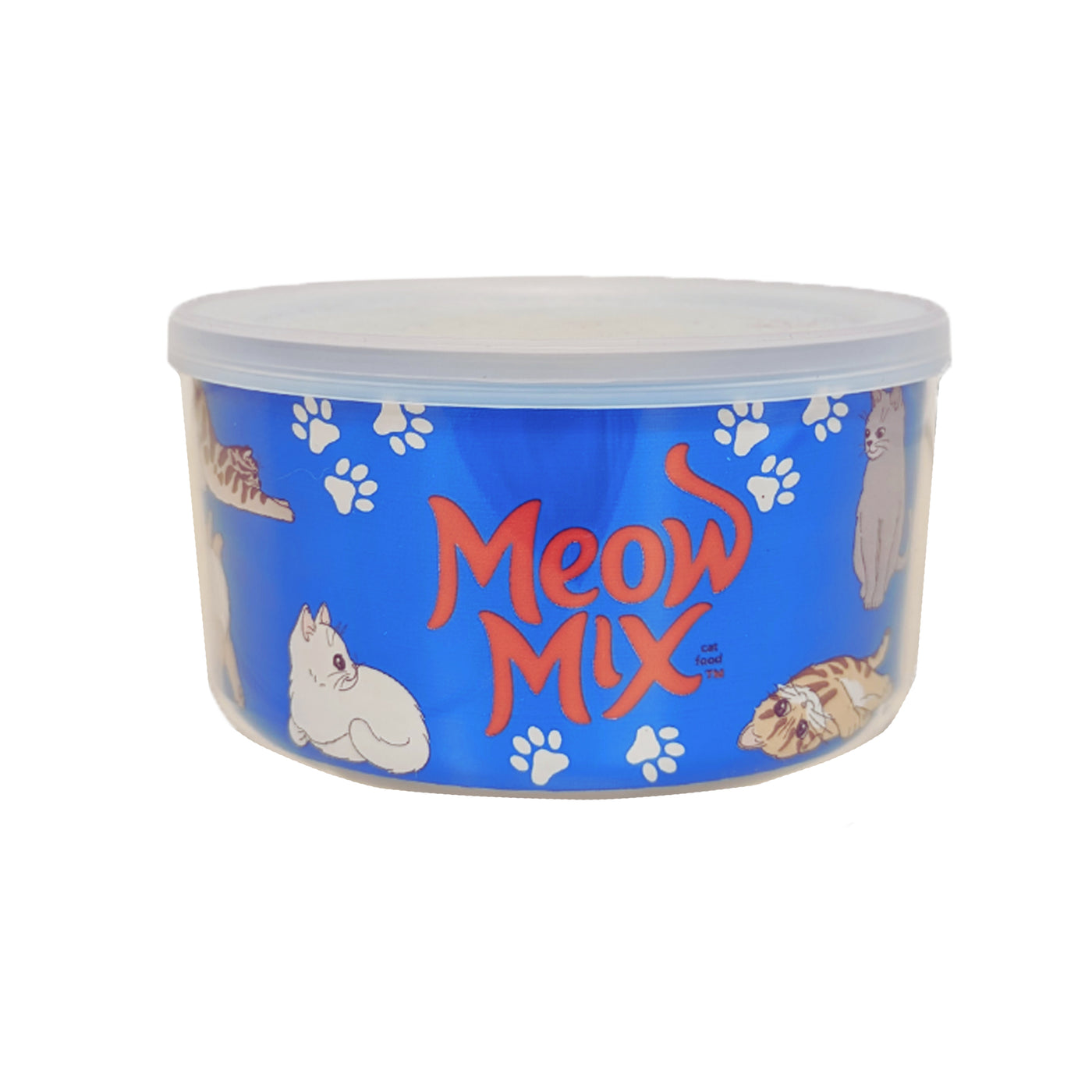 Meow Mix Pet Travel Bowl, front