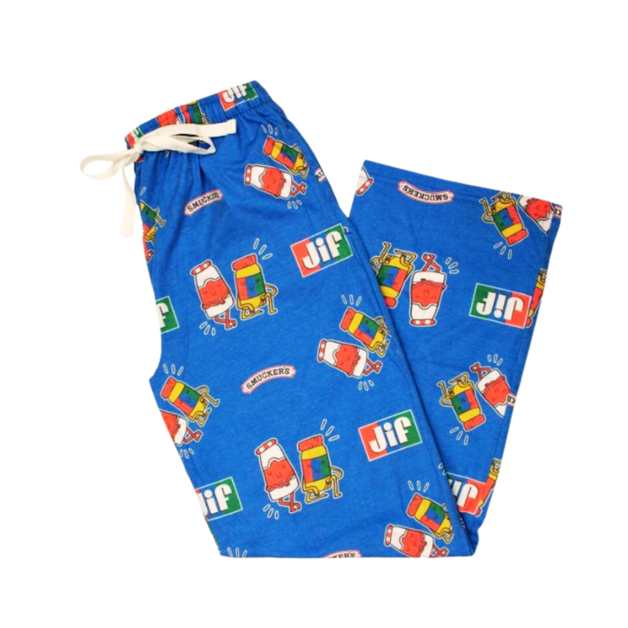 Smucker's and Jif Youth Peanut Butter and Jelly Pajama Pants, S, Front