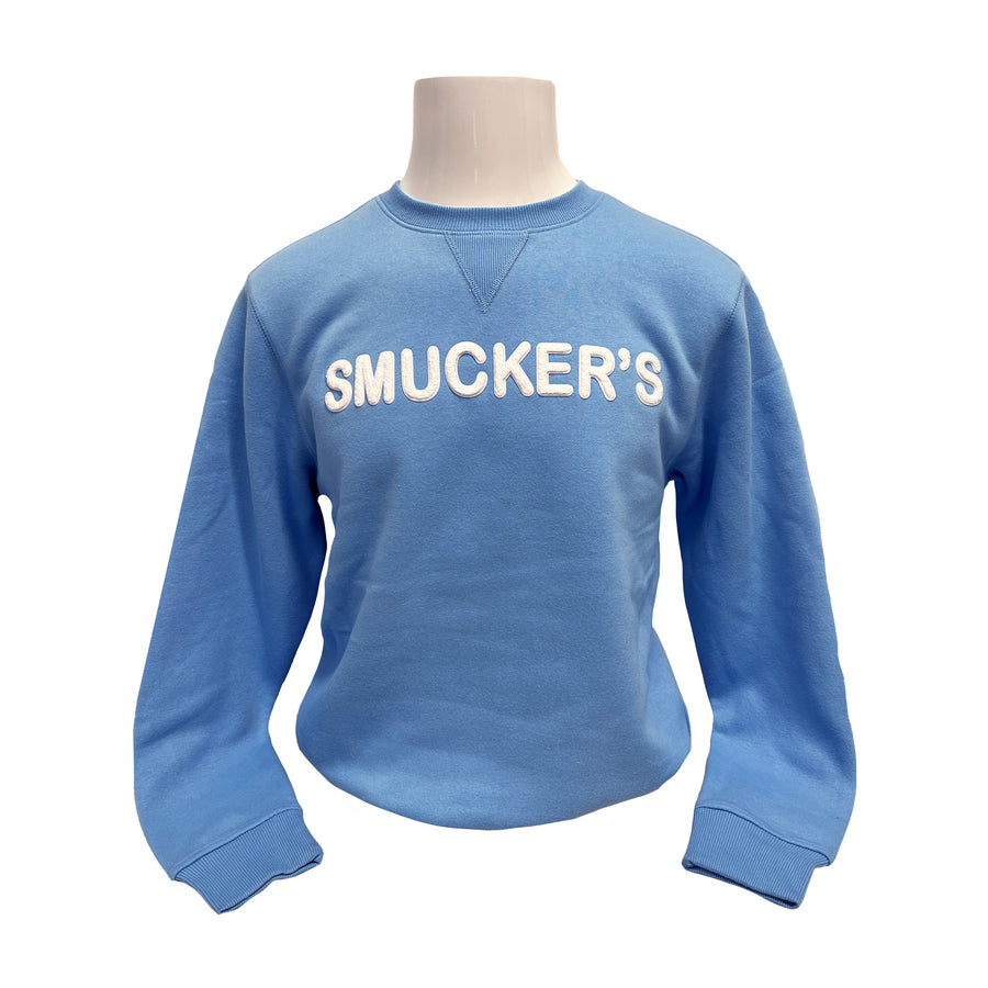 Smucker's Everyday Crewneck Sweatshirt, Sky Blue, Front