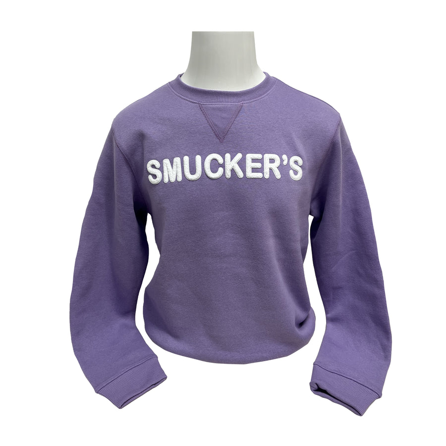 Smucker's Everyday Crewneck Sweatshirt, Purple, Front