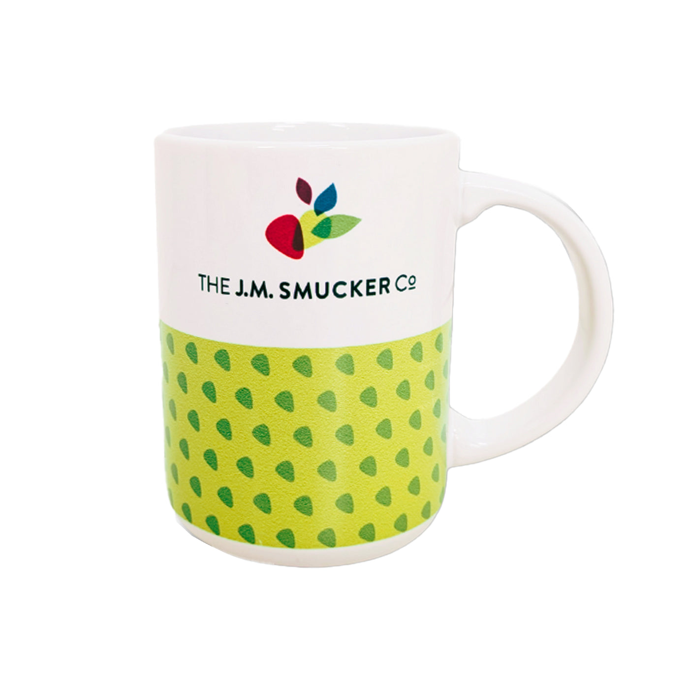 The J.M. Smucker Co. Logo Coffee Mug, Lime Green, Front