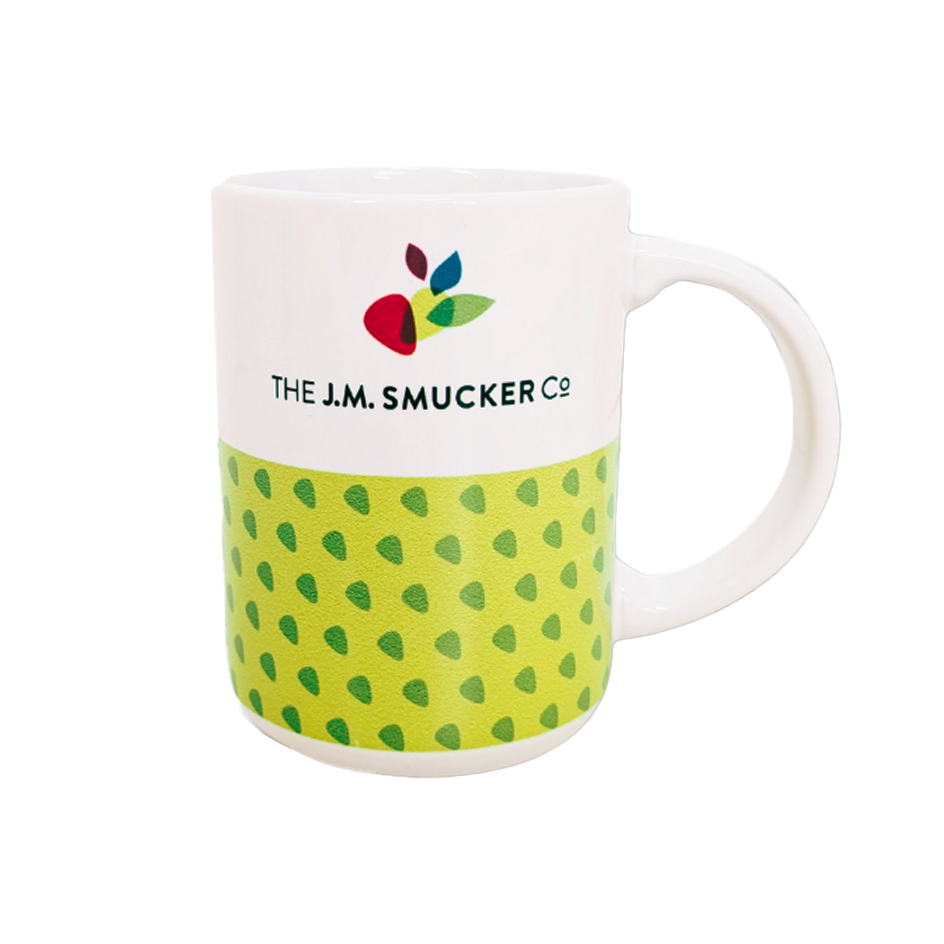 The J.M. Smucker Co. Logo Coffee Mug, Lime Green, Front