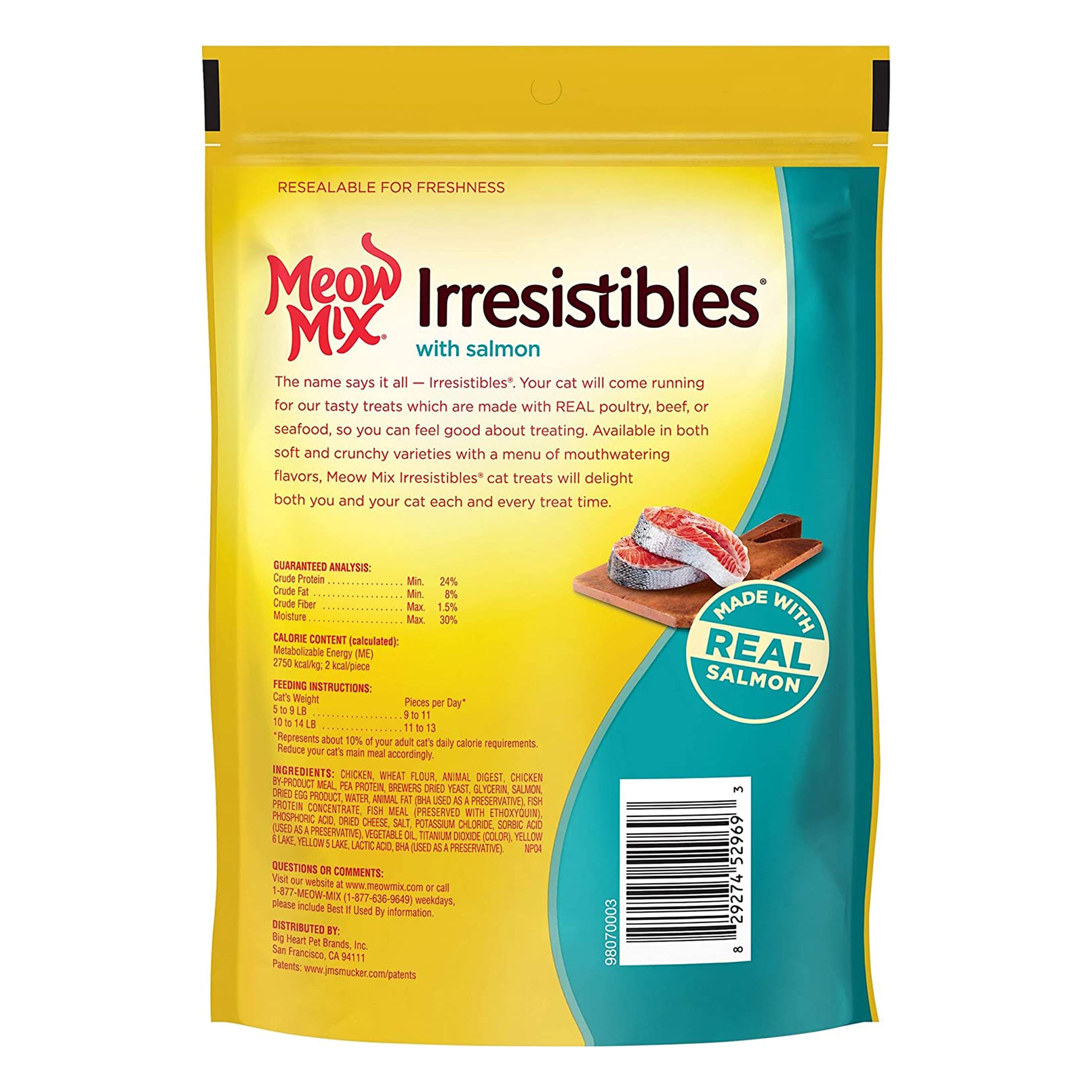 Meow mix irresistibles soft hotsell