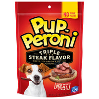 Pup-Peroni Triple Steak Flavor Dog Treats, 5.6 oz, Front