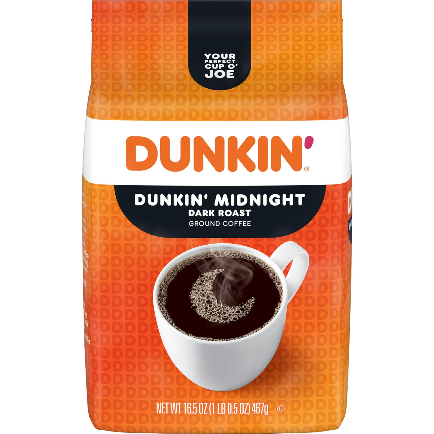 Dunkin' Midnight Dark Roast Ground Coffee