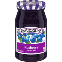 Smucker's Blueberry Preserves, 12 oz, Front