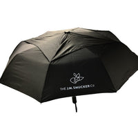 Black Vented Umbrella, Black, Front