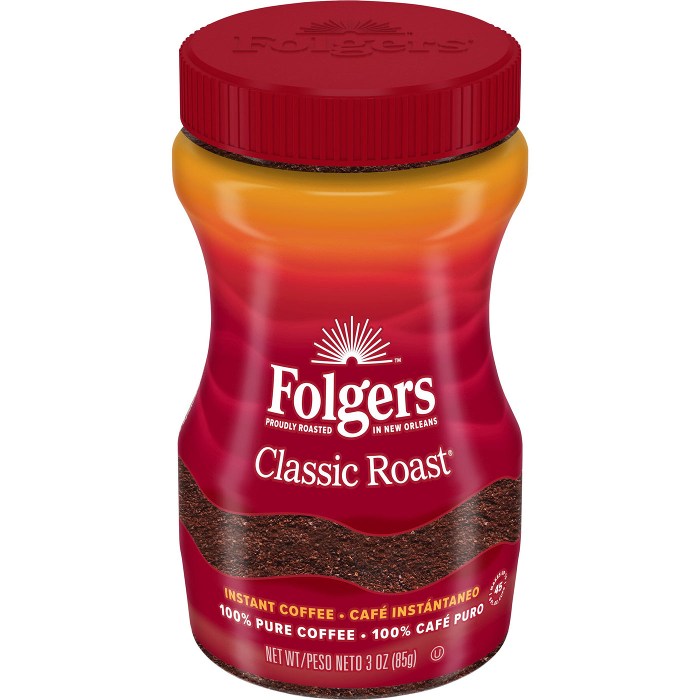 Folgers Classic Roast Instant Coffee Crystals