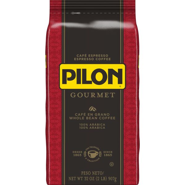 Cafe Pilon Gourmet Espresso, Whole Bean Coffee Bag