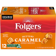 Folgers Buttery Caramel Flavored Coffee K-Cup Pods