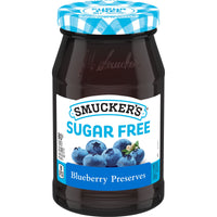 Smucker's Sugar Free Blueberry Preserves, 12.75 oz, Front