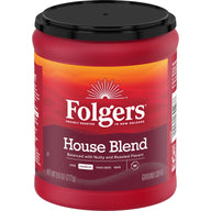Folgers House Blend, Medium Roast, Ground Coffee