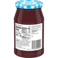 Smucker's Sugar Free Concord Grape Jam, 12.75 oz, Back