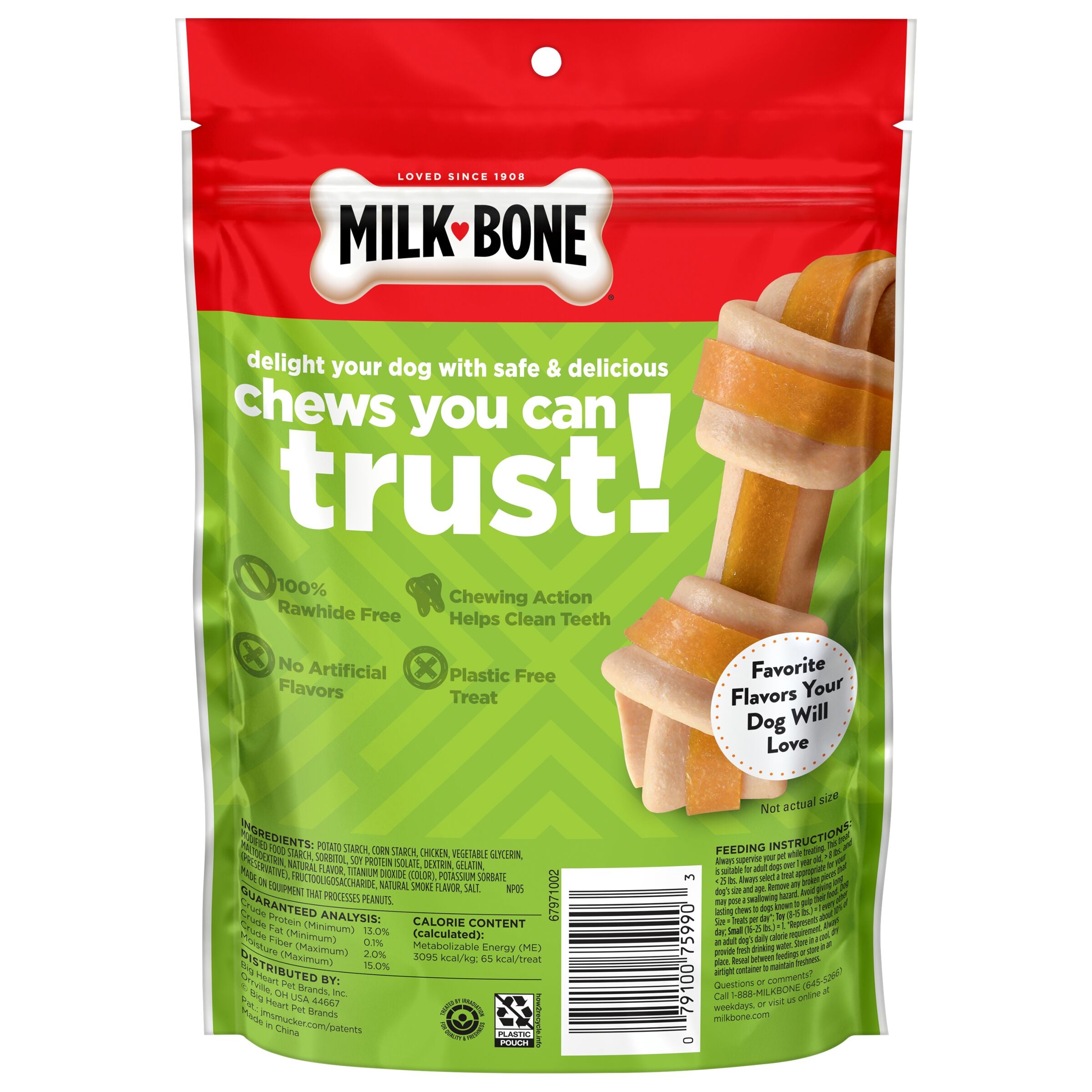 Milk Bone GnawBones Rawhide Free Dog Chews With Real Chicken Long Las The J.M. Smucker Co. Shop