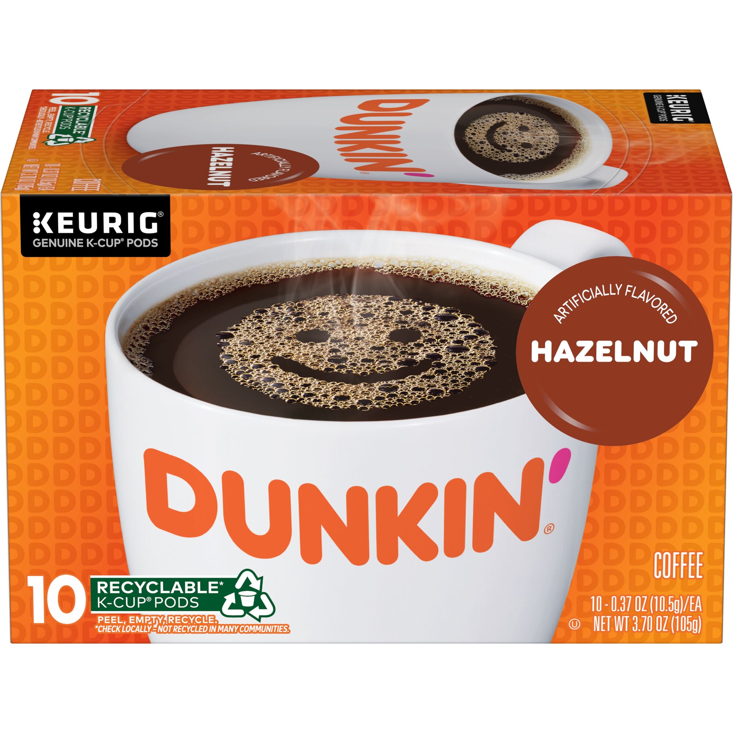 Dunkin donuts hazelnut deals coffee