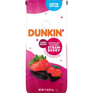 Dunkin' Chocolate Covered Strawberry Flavored Ground Coffee, 11 oz