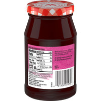 Smucker's Simply Fruit Seedless Red Raspberry Fruit Spread, 10 oz, Back