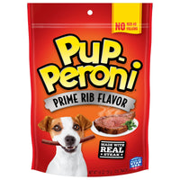 Pup-Peroni Prime Rib Flavor Dog Snacks, 5.6 oz, Front